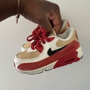 Nike Air Max 90 LTR Sesame/Black-Red Clay-Sail